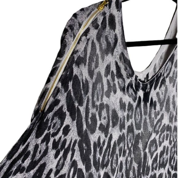 NWT INC Woman's 1X Leopard Sweater Tunic Top - Picture 6 of 6